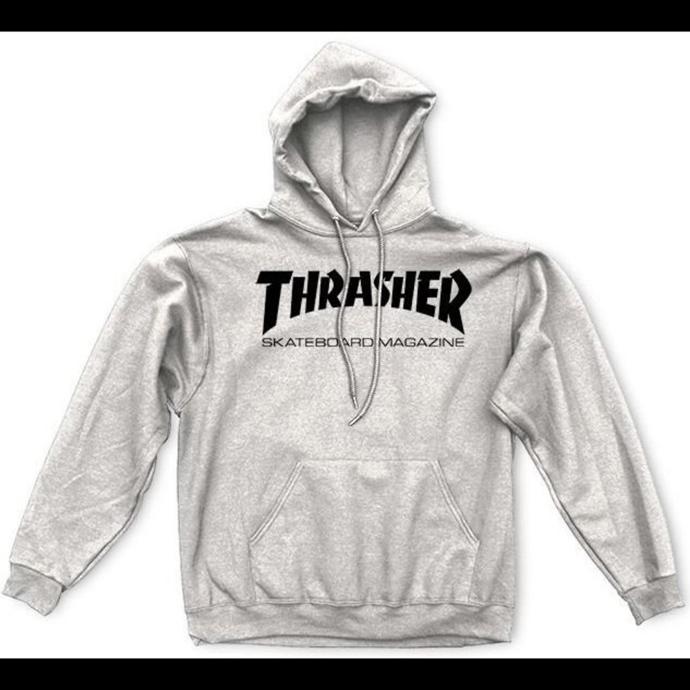 Grey thrasher hoodie